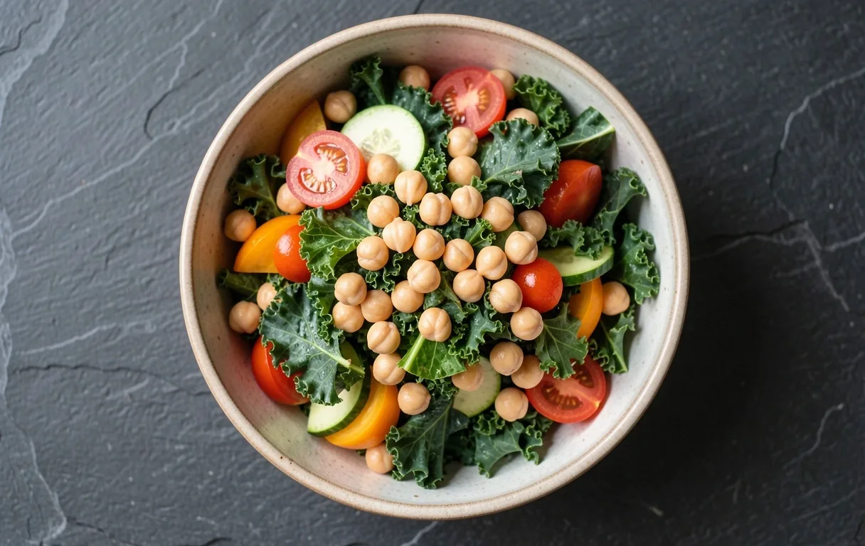 Nutritionally dense food in a calm, focused setting.